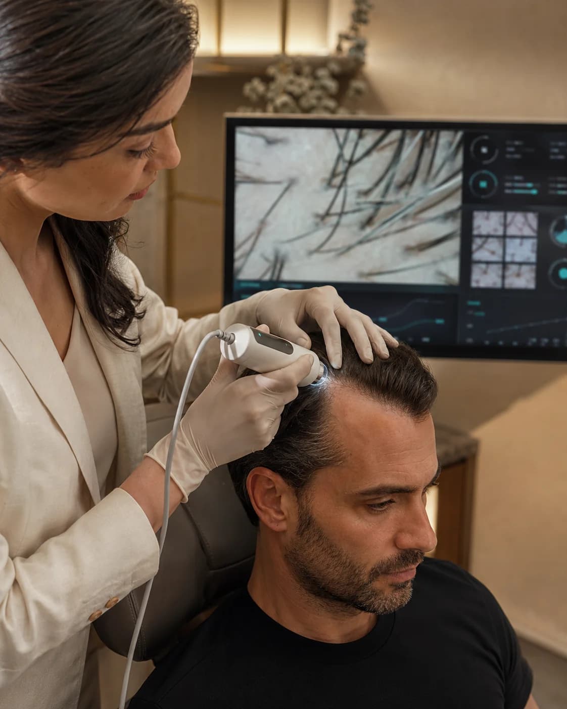 Korean AI-assisted scalp diagnostic scanner